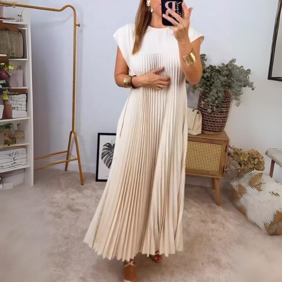 Seli | Leichtes und frisches Plisseekleid