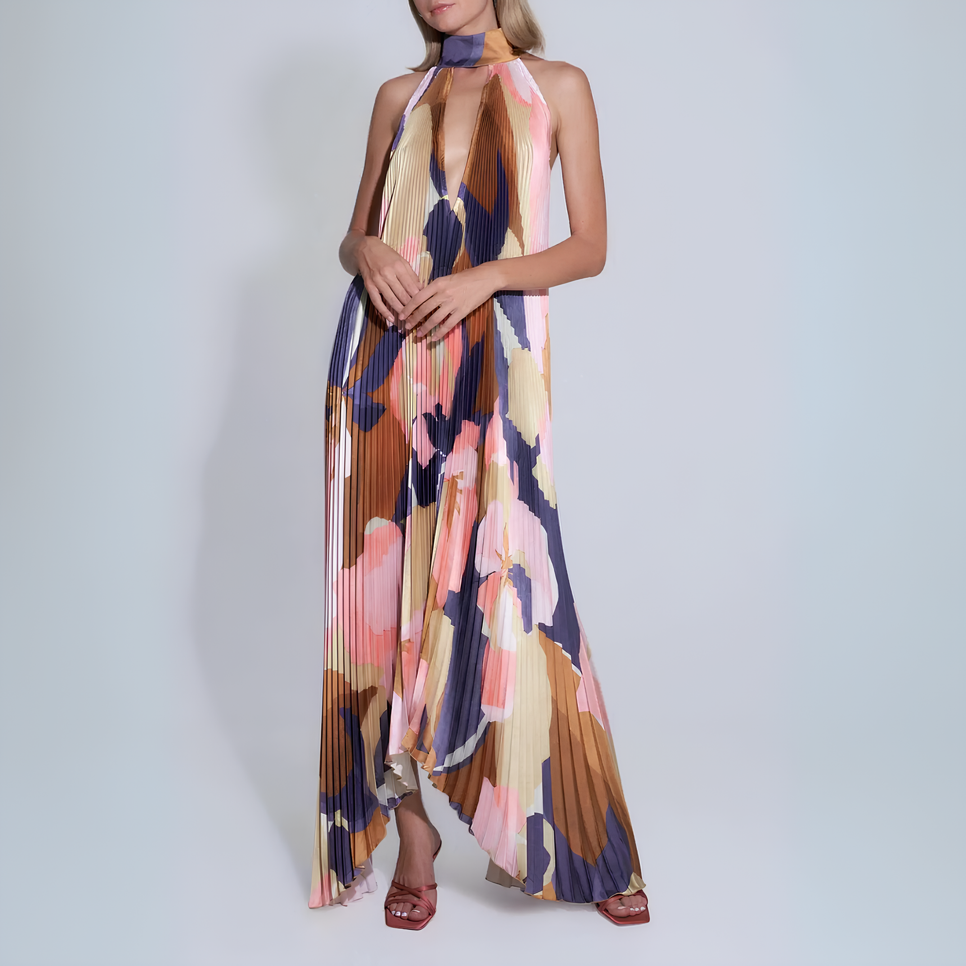 Solary | Neckholder Maxikleid