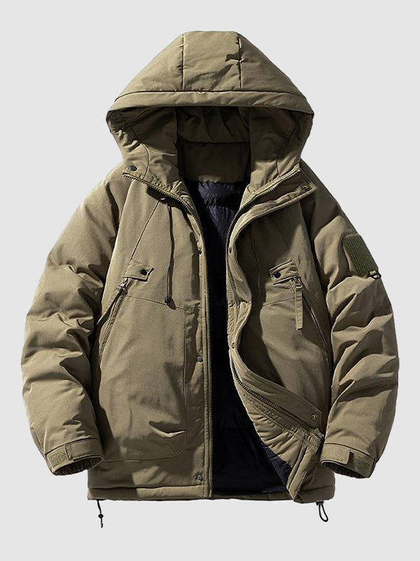 Men's Waterproof and Windproof Hooded Jacket