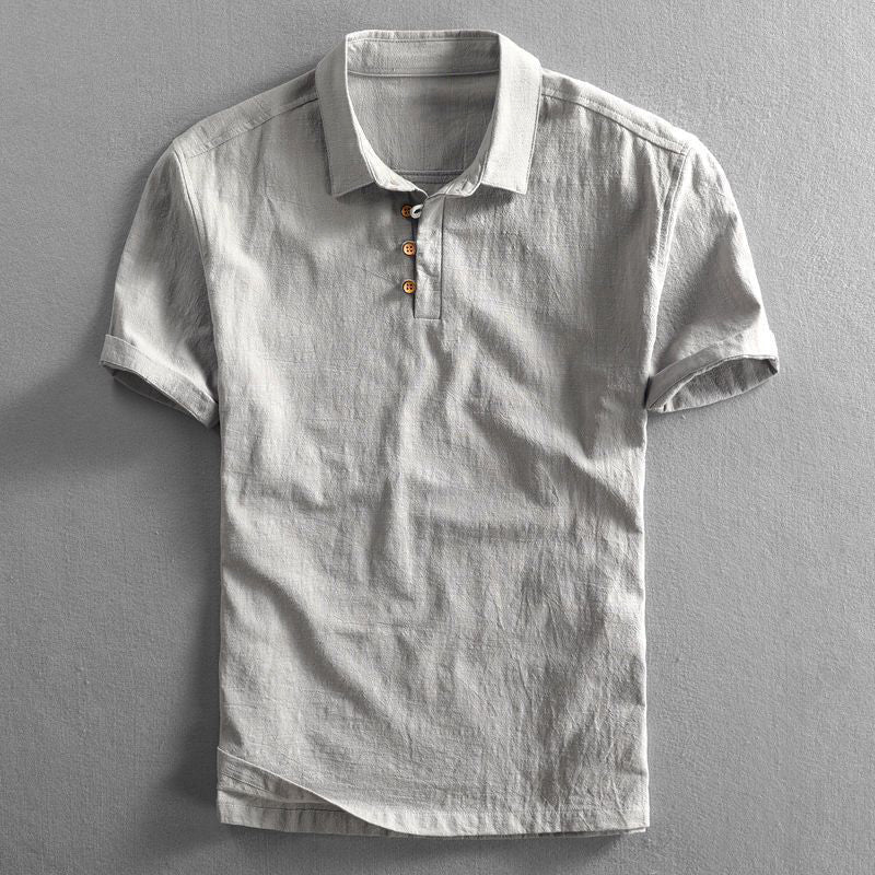 Brent | Poloshirt aus Leinen