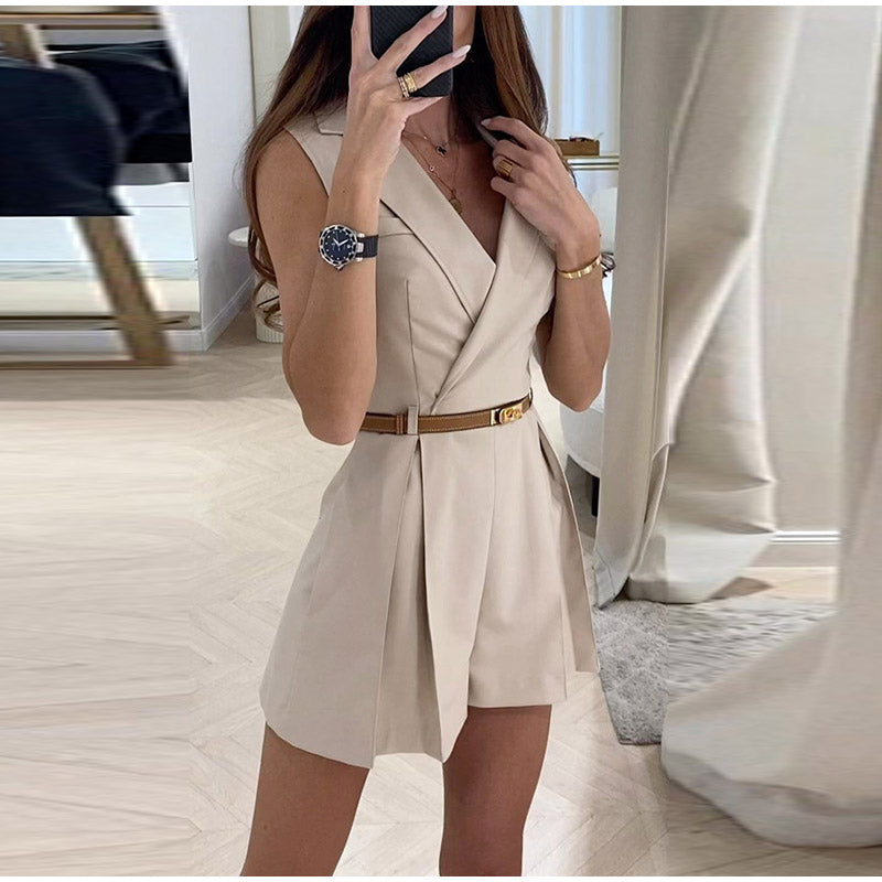 Bruna | Ärmelloser Jumpsuit