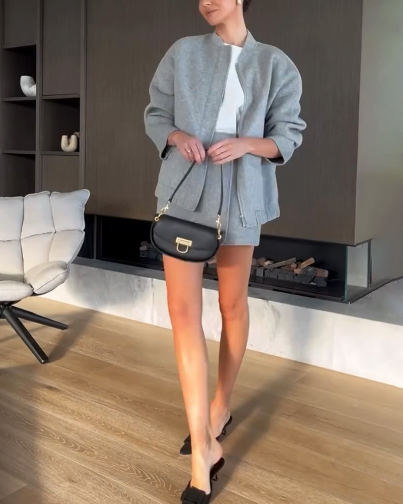 Lucretia | All-Match Jacket & Overskirt Two-Piece Set
