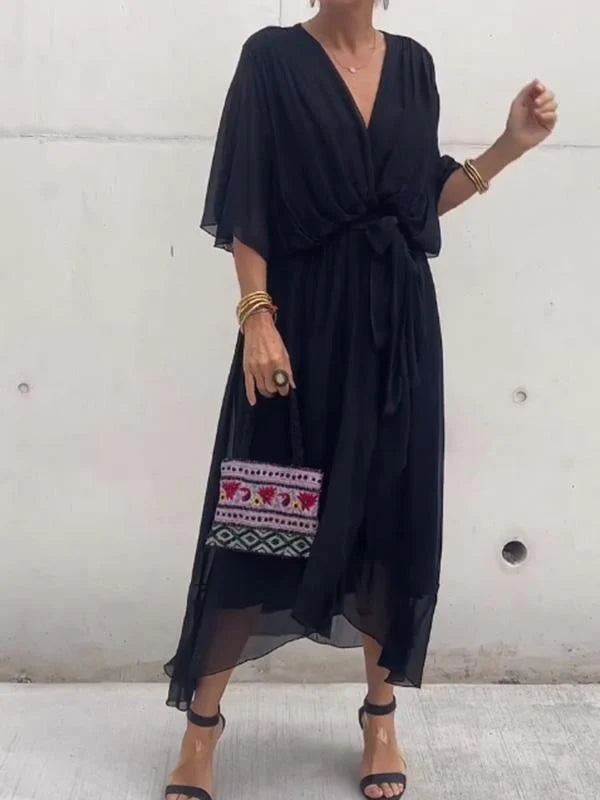 Velvety | Kaftan mit V-Ausschnitt
