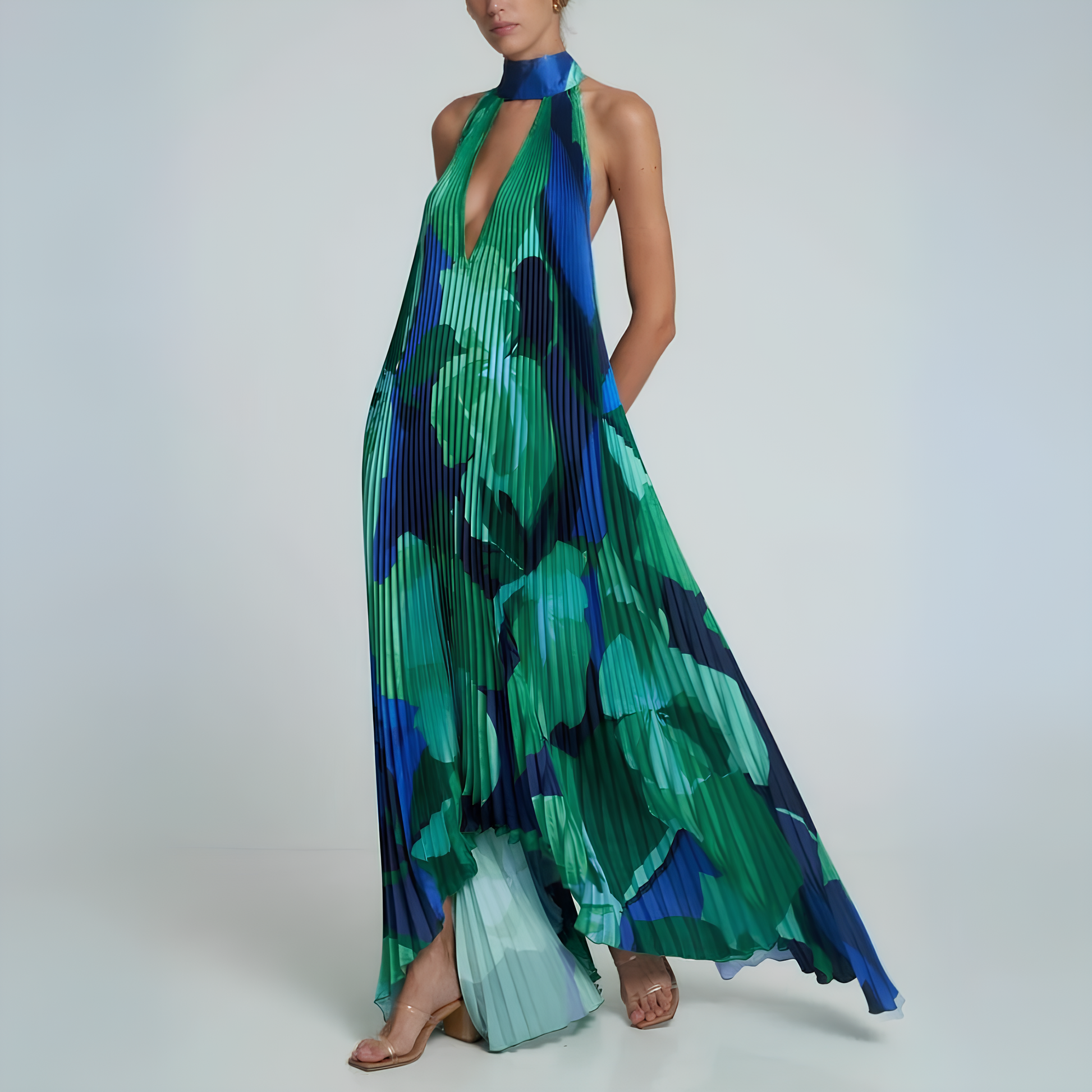 Solary | Neckholder Maxikleid