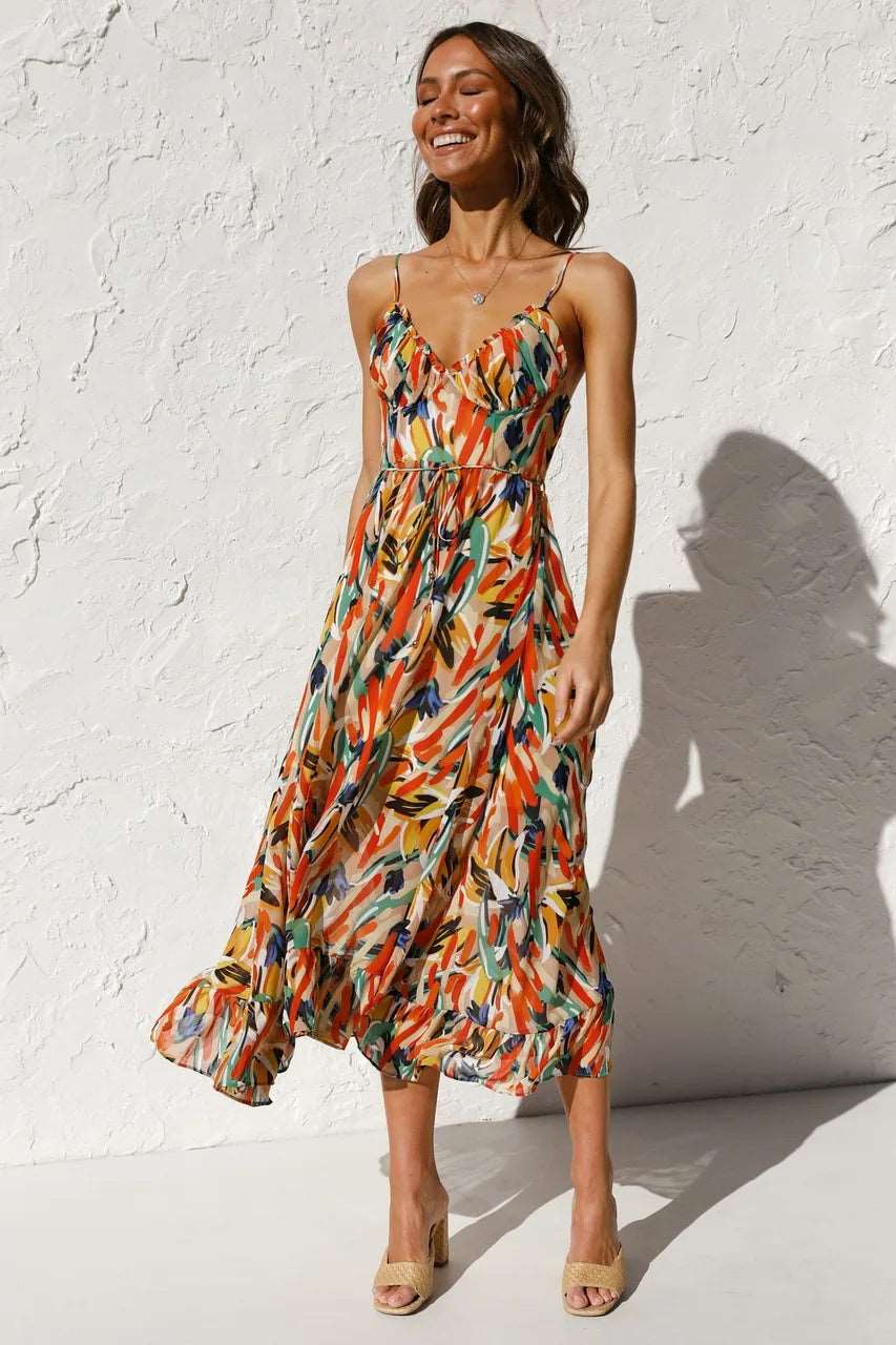 Mika | Buntes Midikleid