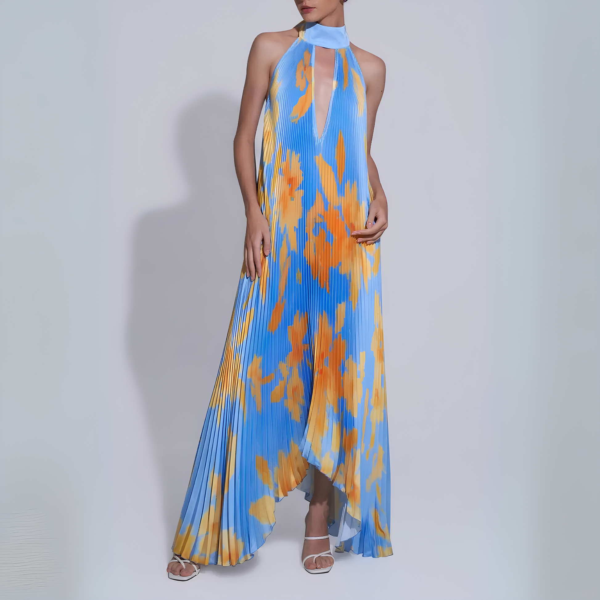 Solary | Neckholder Maxikleid