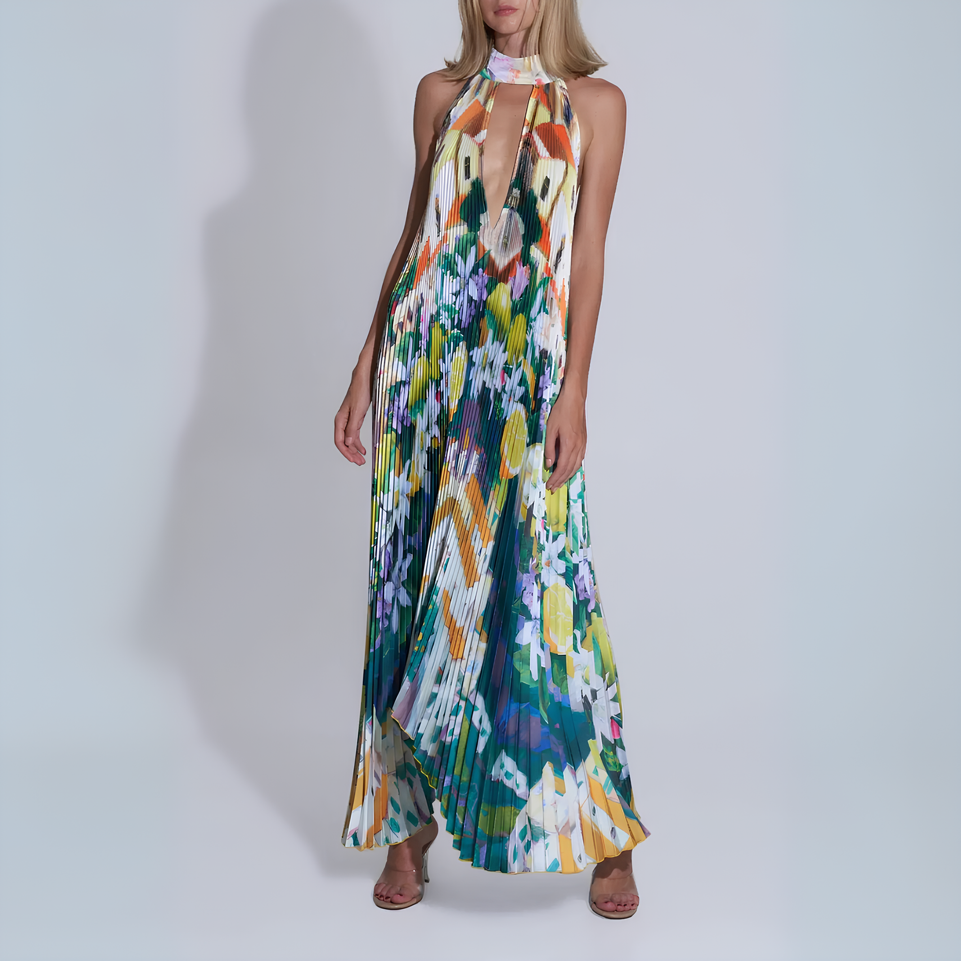 Solary | Neckholder Maxikleid
