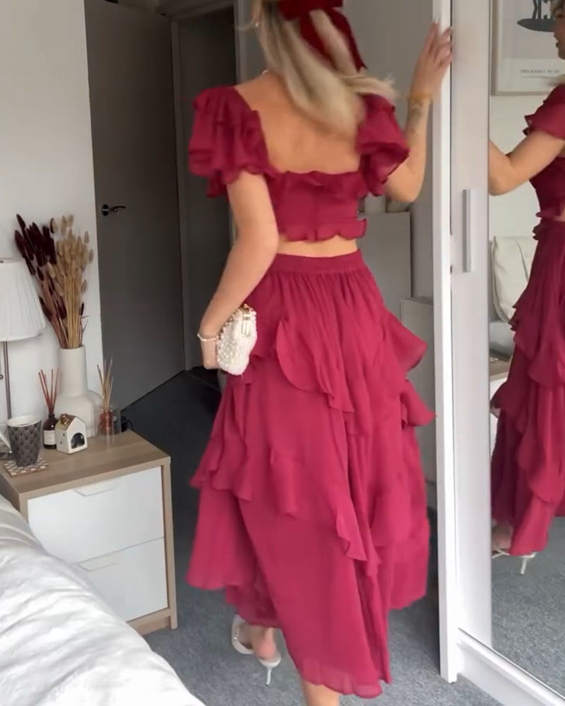 Tempest | Rückenfreies Dress mit quadratischem Ausschnitt