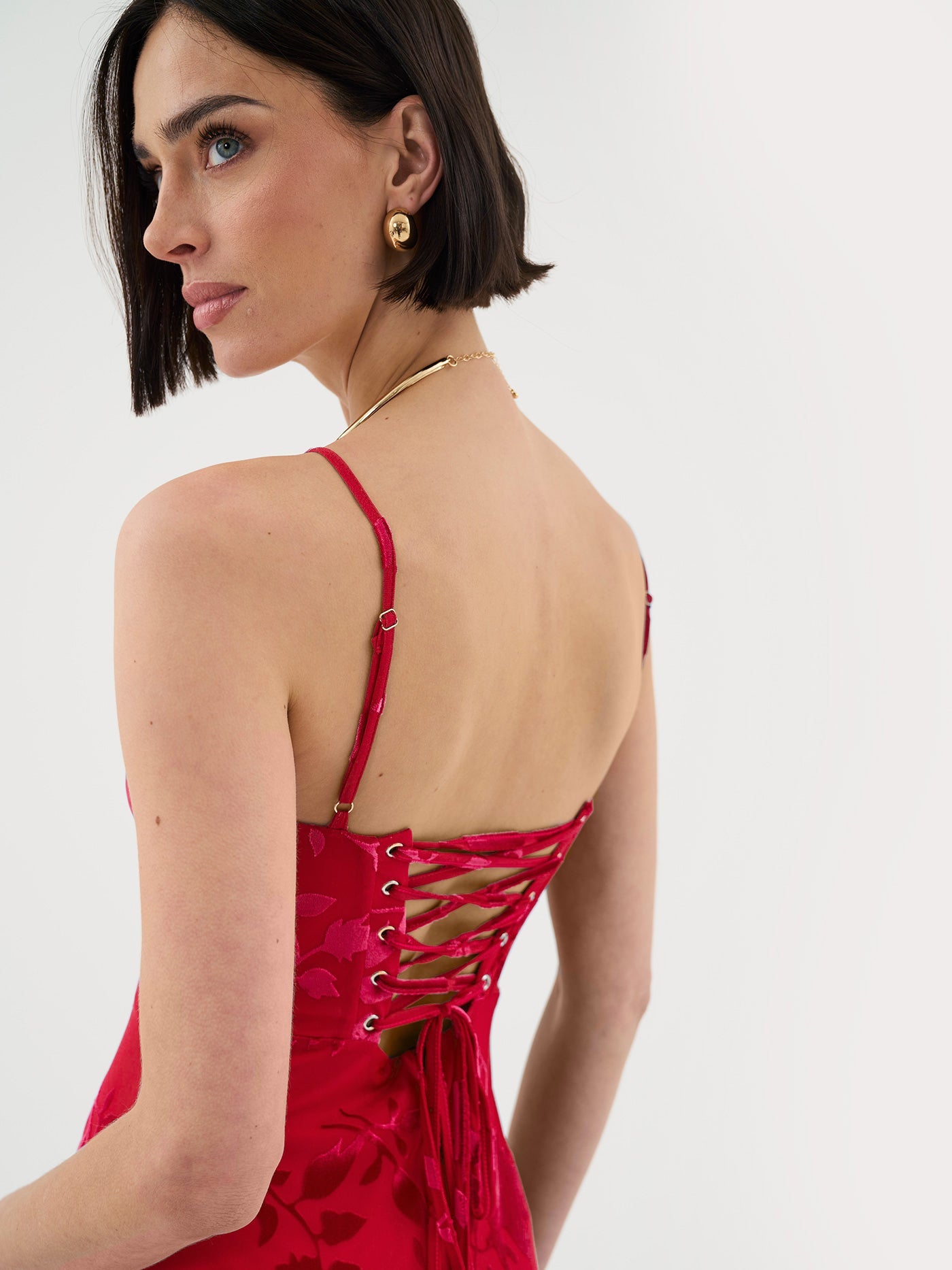 Aegis | Maxi dress with straps and flowers