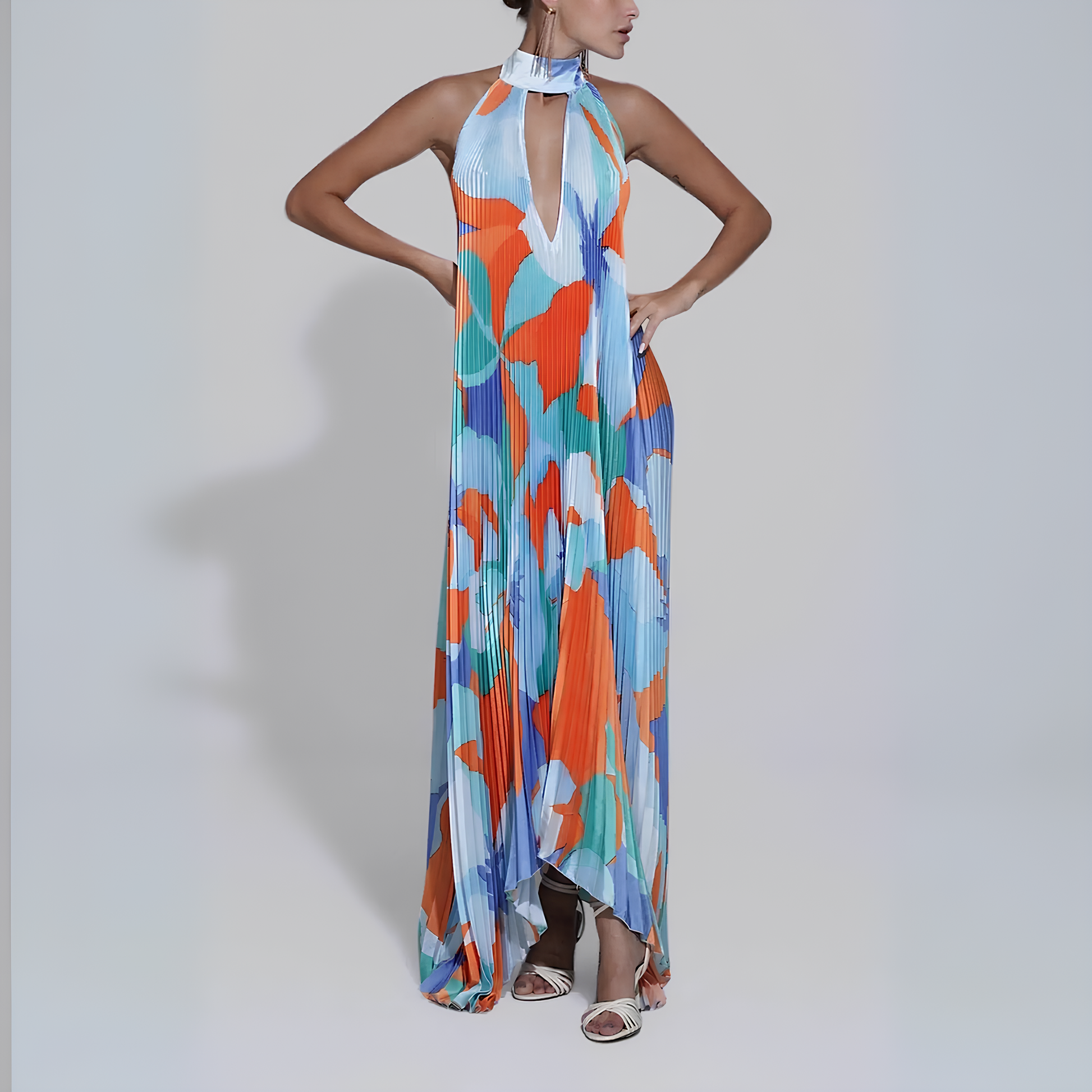 Solary | Neckholder Maxikleid