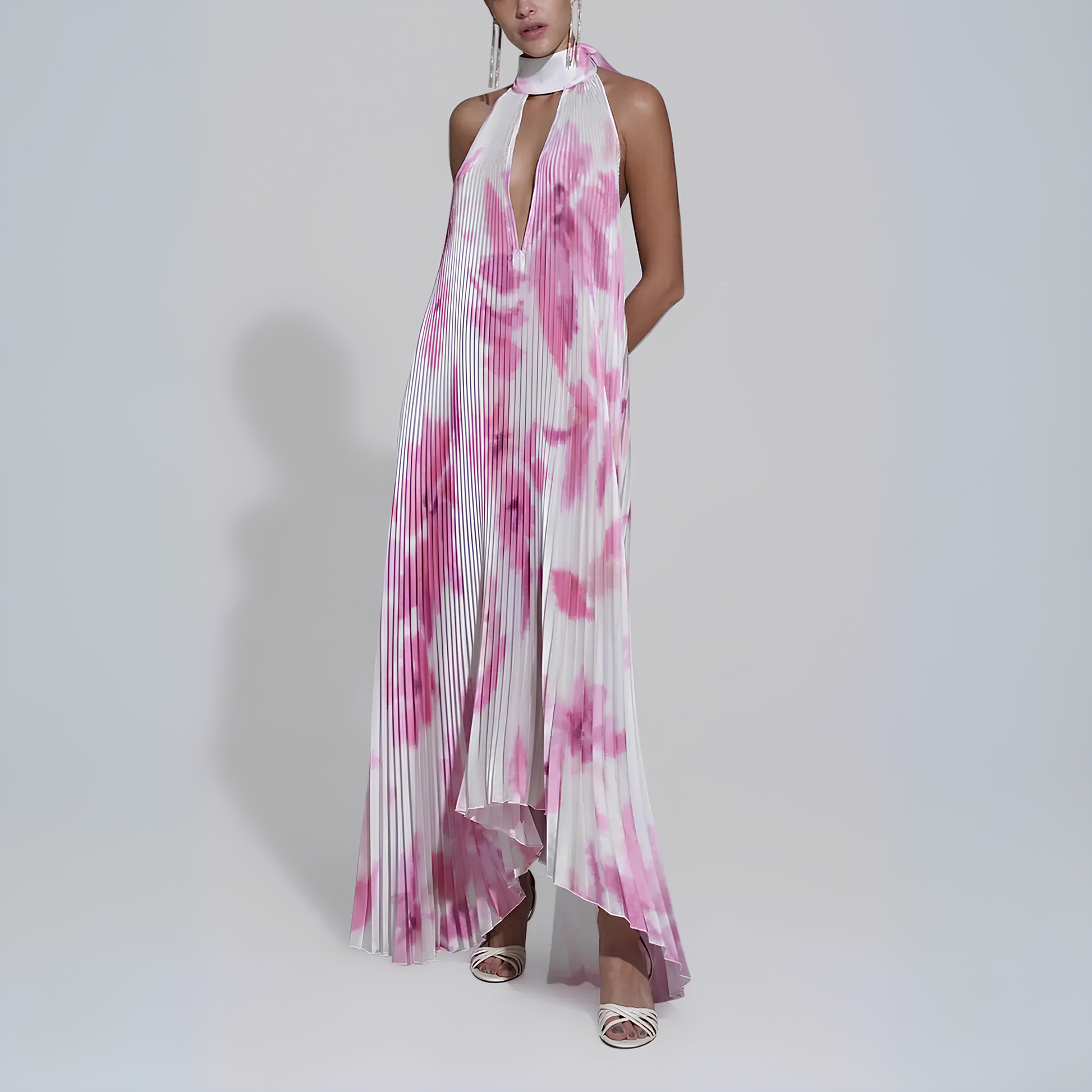 Solary | Neckholder Maxikleid