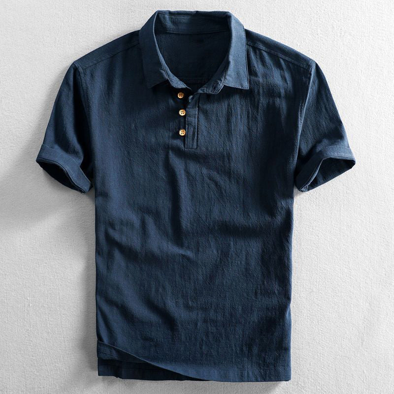 Brent | Poloshirt aus Leinen