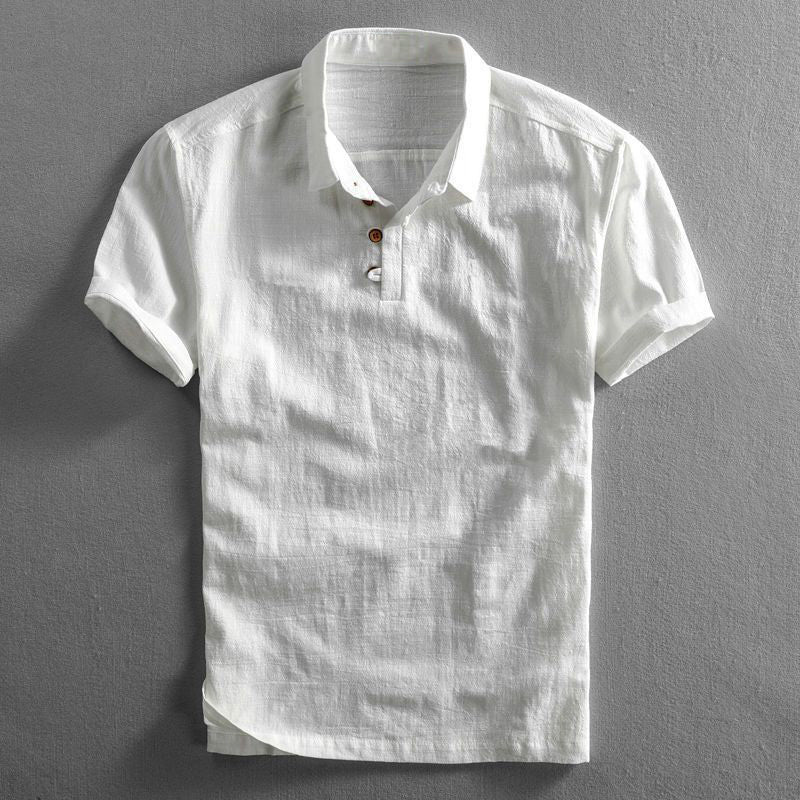 Brent | Poloshirt aus Leinen