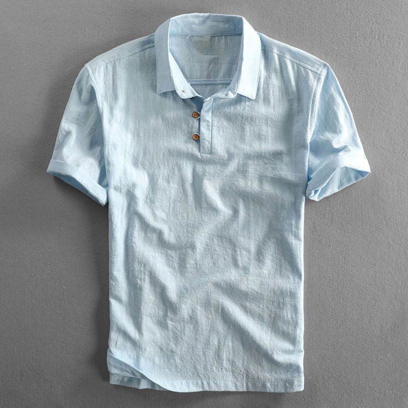 Brent | Poloshirt aus Leinen