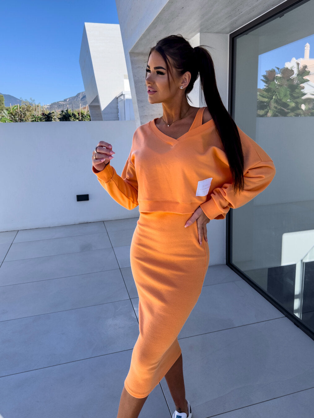 Sable | Modisches Midikleid