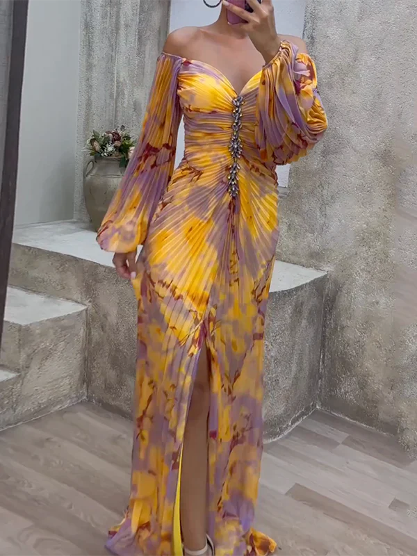 Vespa | Ärmel Dress mit V-Ausschnitt