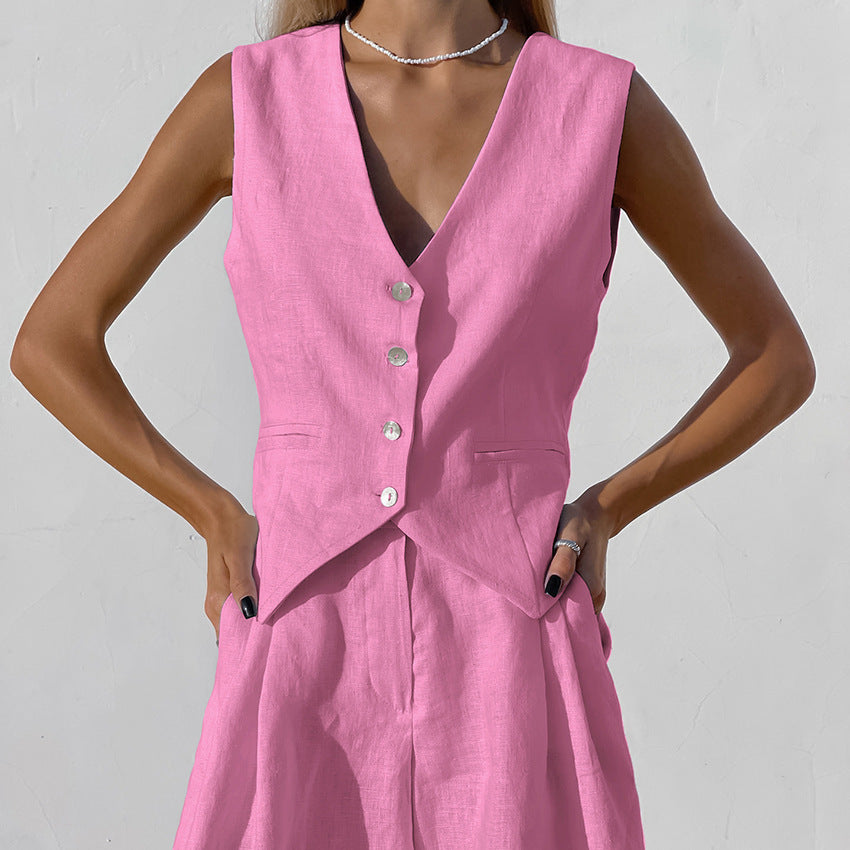Retro-Weste | Two Pieces Set