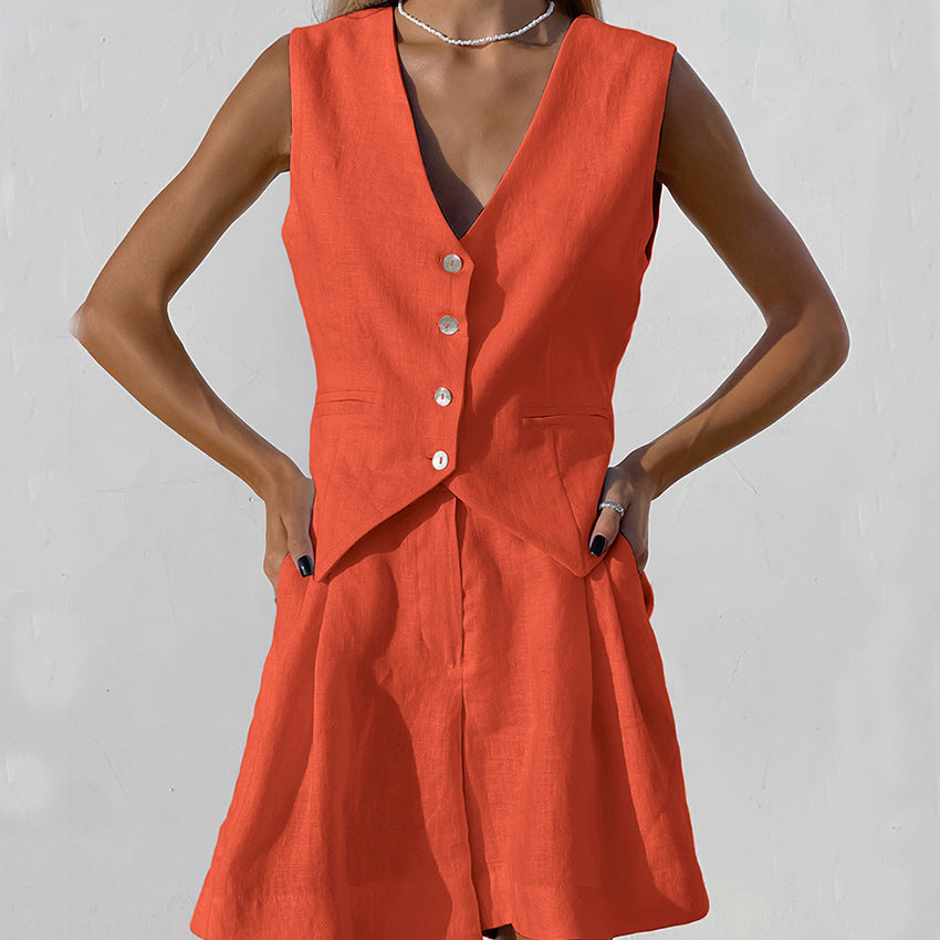 Retro-Weste | Two Pieces Set