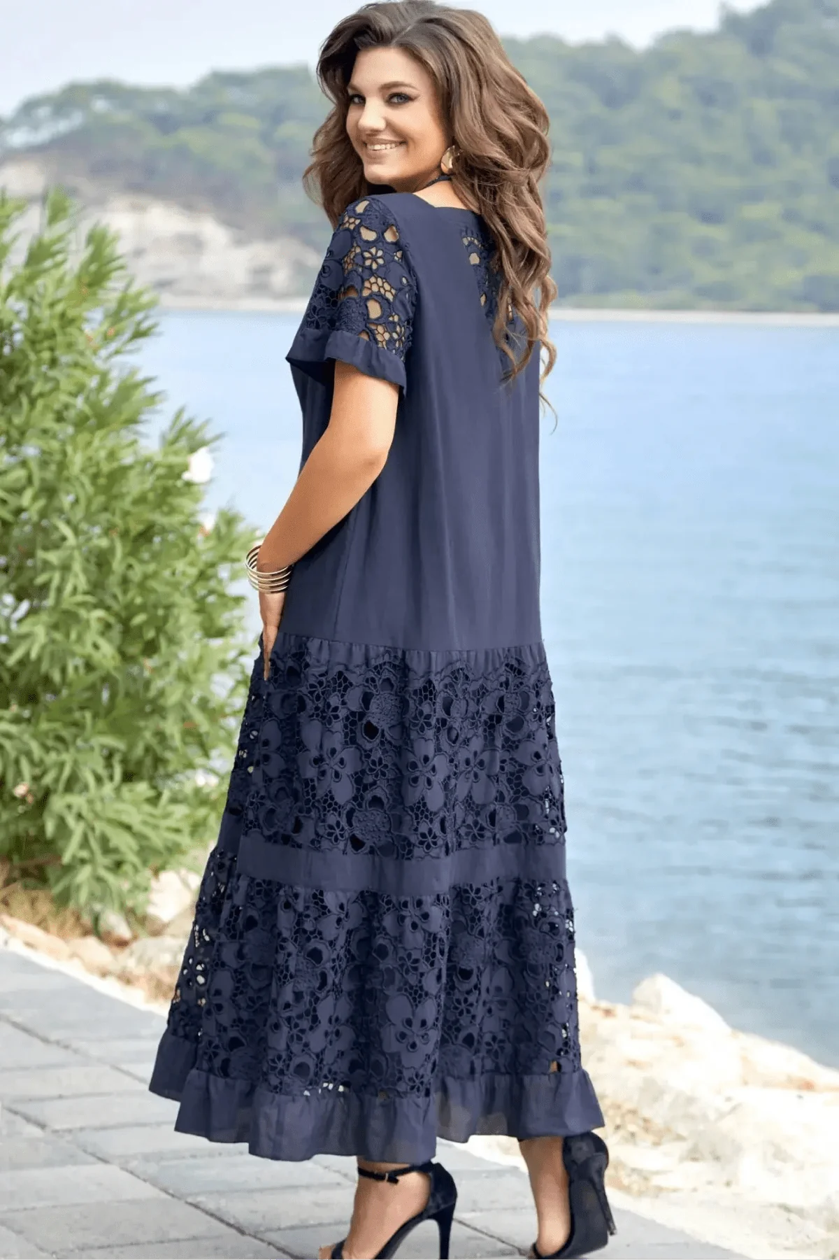 Flora | Elegant Plisseekleid