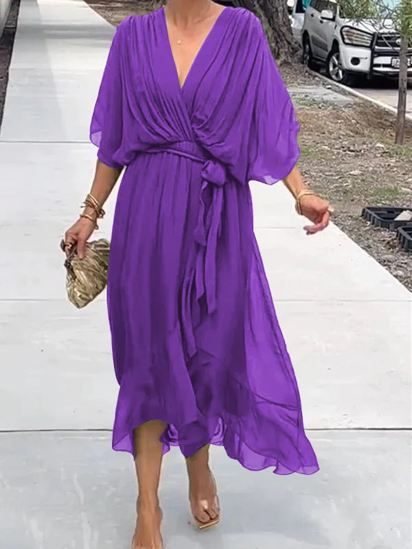 Velvety | Kaftan mit V-Ausschnitt