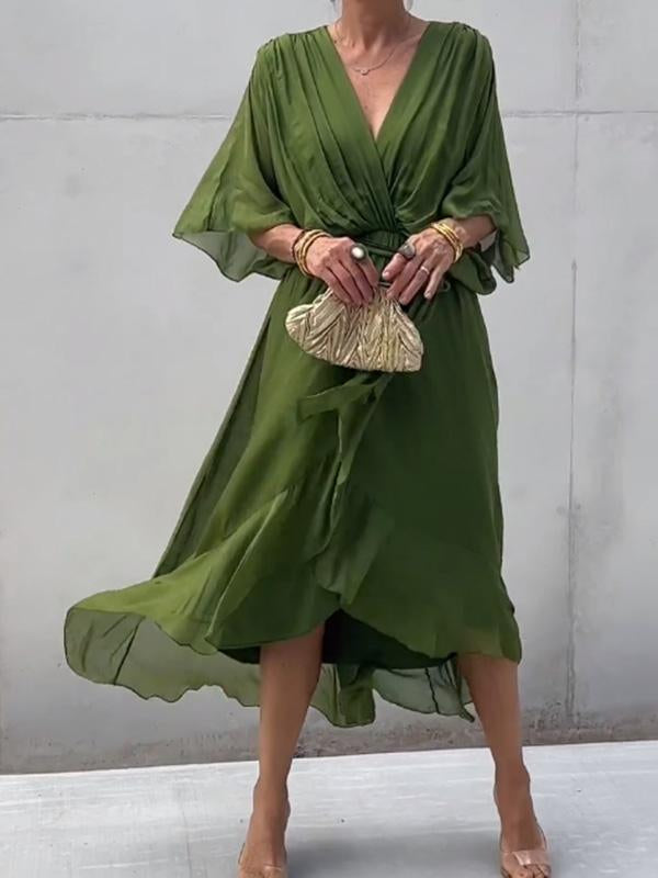 Velvety | Kaftan mit V-Ausschnitt