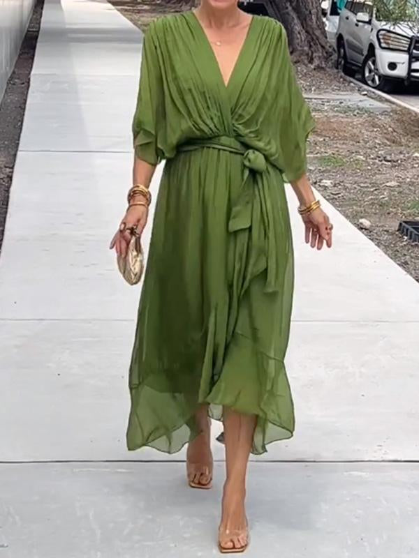 Velvety | Kaftan mit V-Ausschnitt
