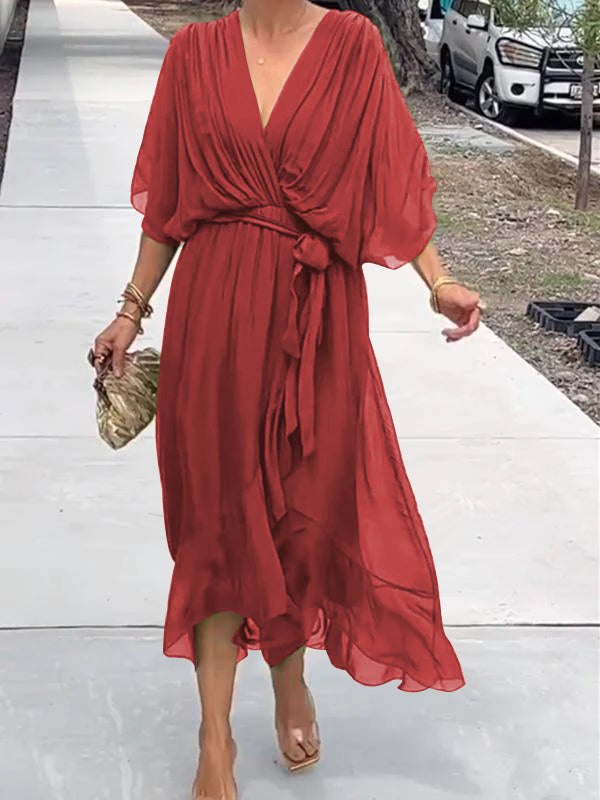 Velvety | Kaftan mit V-Ausschnitt
