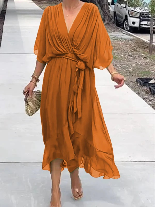 Velvety | Kaftan mit V-Ausschnitt